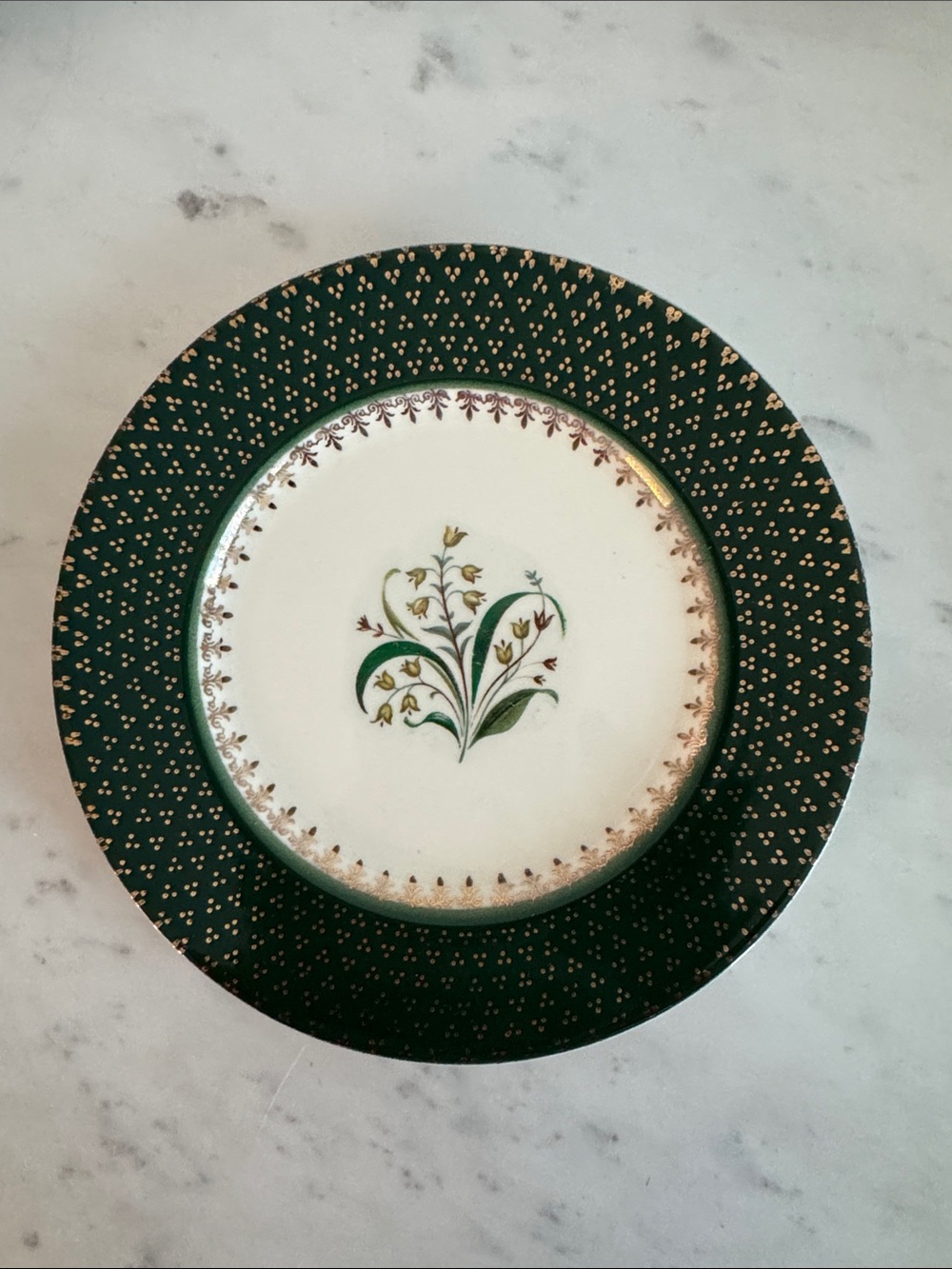 Green Plate 6.25” - 4 Available